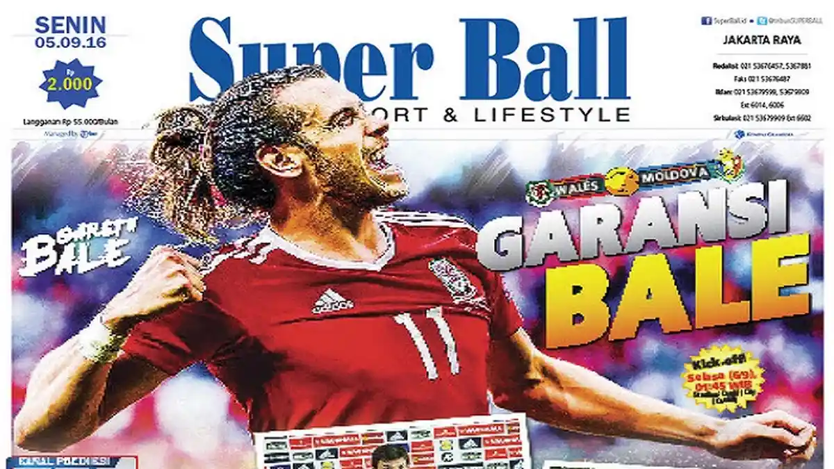 Gareth Bale Ingin Bawa Wales Tampil di Piala Dunia 2018