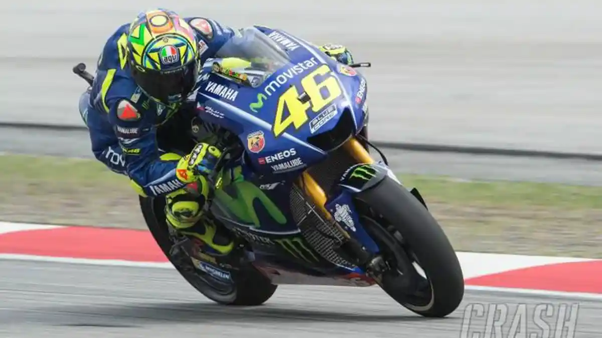 Waduh, Terjatuh Saat Latihan Bebas Keempat MotoGP Perancis 2018, Valentino Rossi Start dari Nomor 9