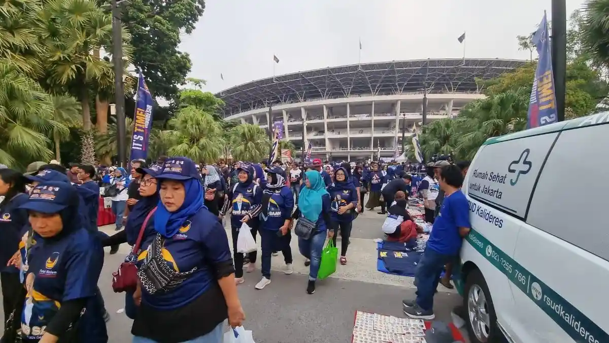 Anies Baswedan Belum Pidato, Banyak Simpatisan NasDem Tinggalkan GBK