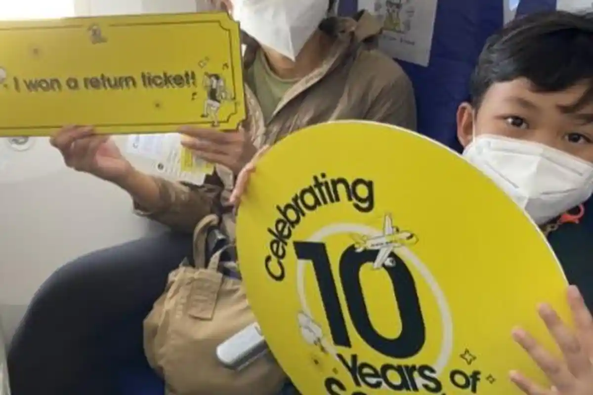 Perayaan Ulang Tahun ke-10, Scoot Bagi Tiket Penerbangan Gratis pada 700 Orang asal Indonesia