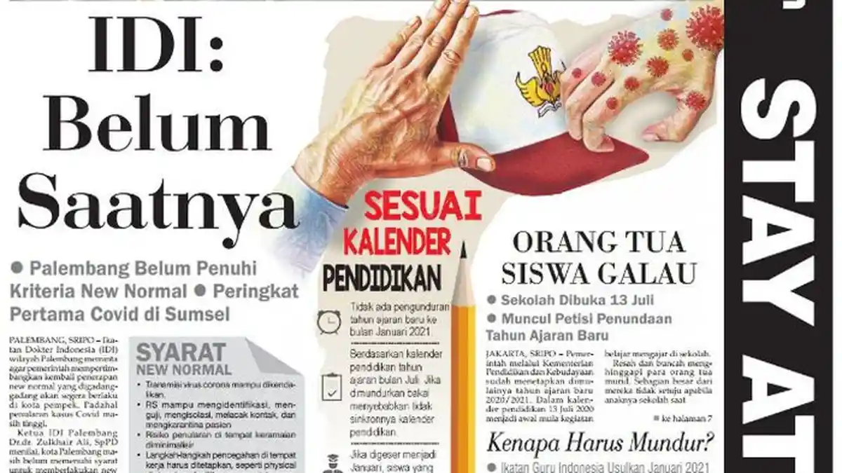IDI: Palembang Belum Penuhi Kriteria New Normal