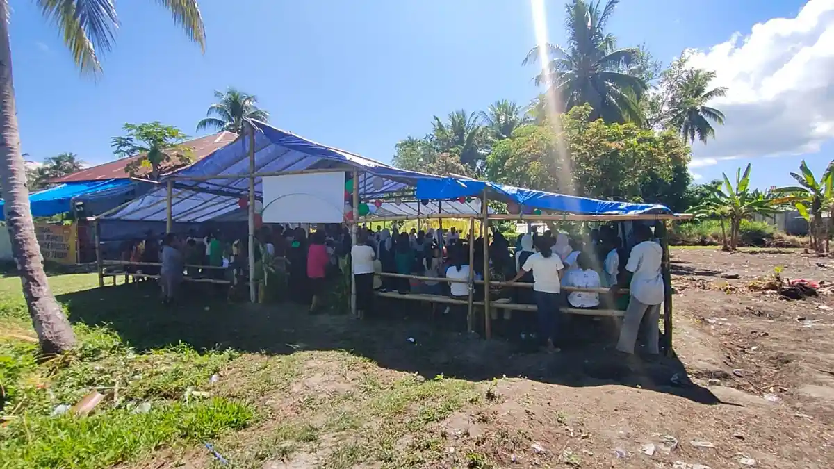 Jemaat GPM Waipo Maluku Tengah Minta Perhatian Sinode, Sudah Sebulan Ibadah di Tenda