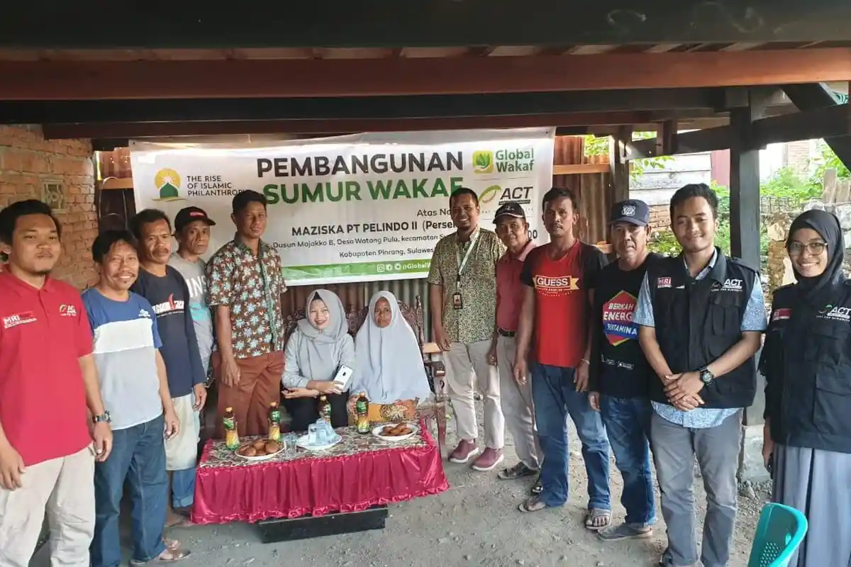 ACT Sulsel Bangun Sumur dan MCK di Dusun Majakka Pinrang
