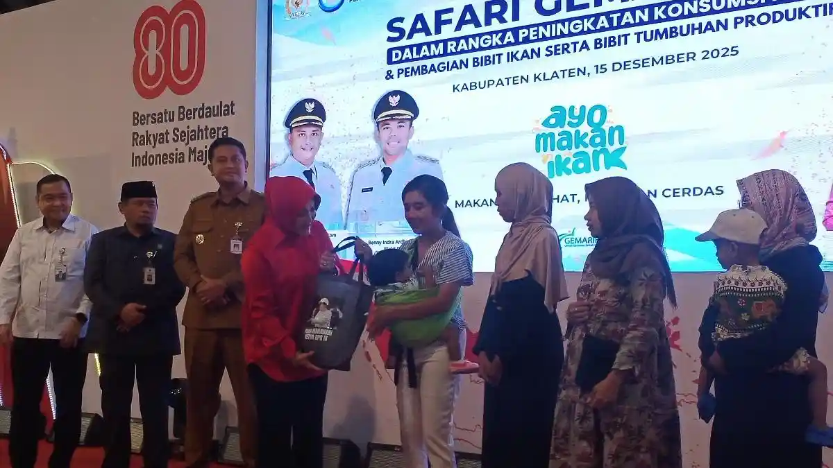 Safari Gemarikan Klaten: 800 Baduta & Ibu Hamil Terima Ikan Nila Segar ...
