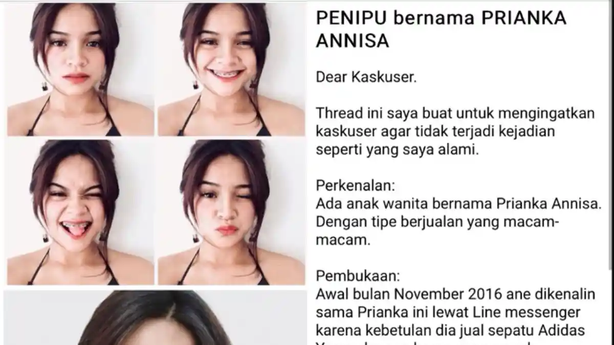 Prianka Annisa - Heboh Gadis Cantik Jadi Buronan, Dituding Penipu, Modusnya 'Manja' Banget!