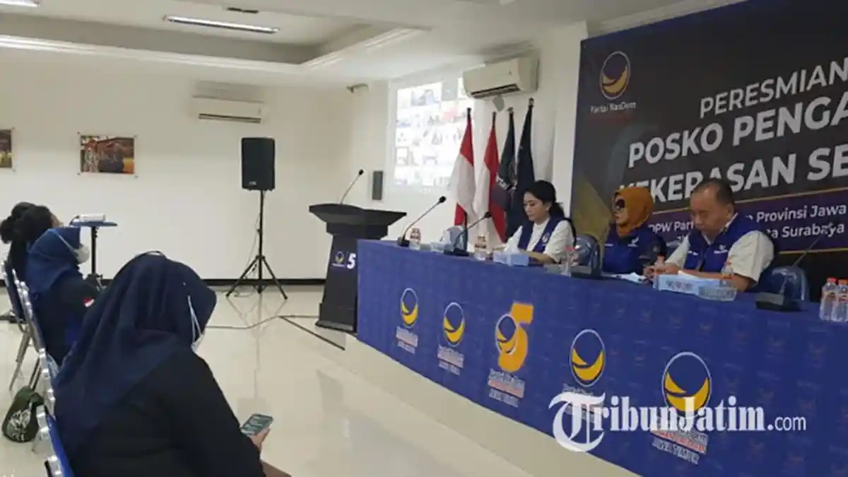 Prihatin Fenomena Mirip Gunung Es, Partai NasDem Jatim Buka Posko Khusus Aduan Kekerasan Seksual