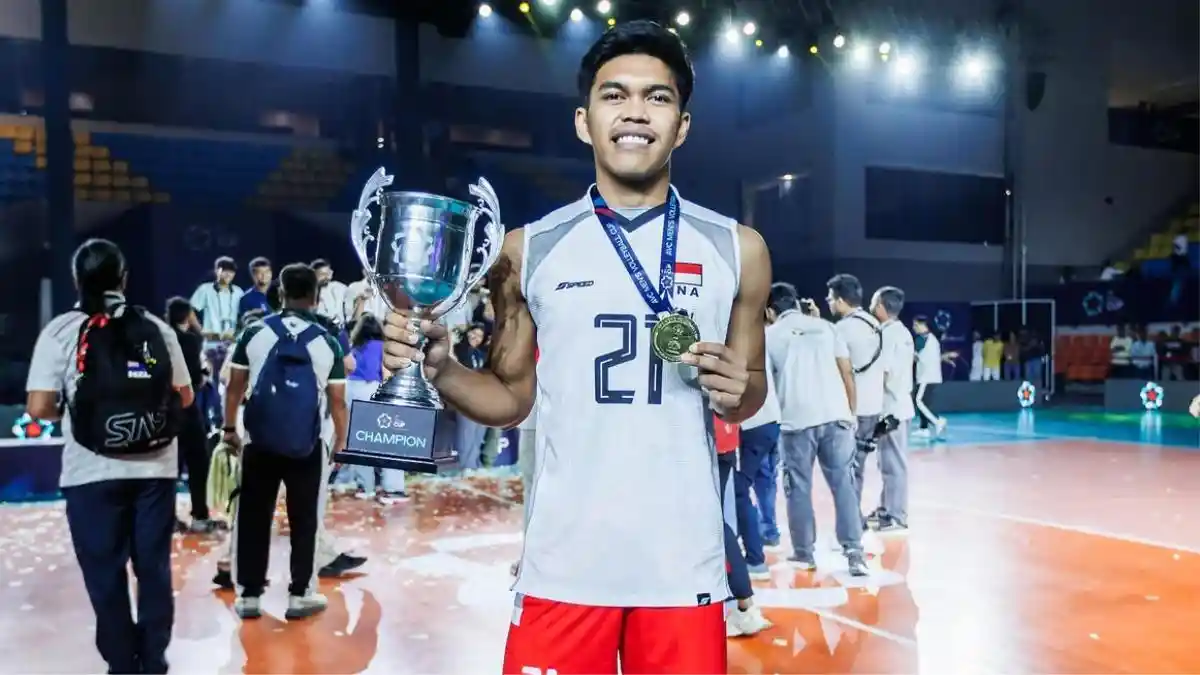 Profil Muhammad Reyhan, Libero Timnas Voli Indonesia yang Digantikan ...