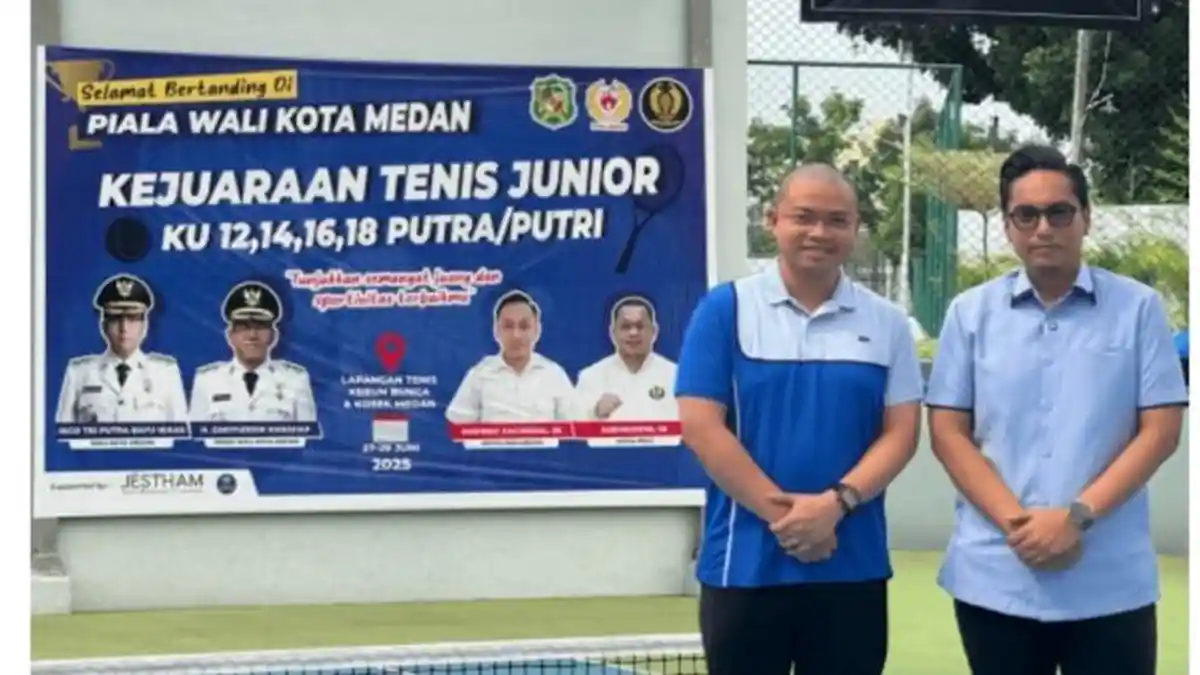 Semangat Membara di Lapangan Tenis: JÈSTHAM Hadir di Piala Wali Kota Medan 2025