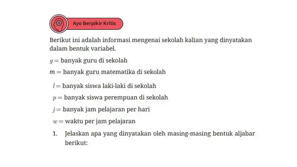 Kunci Jawaban Matematika Kelas 7 Halaman 130 131 Kurikulum Merdeka, Ayo Berpikir Kritis
