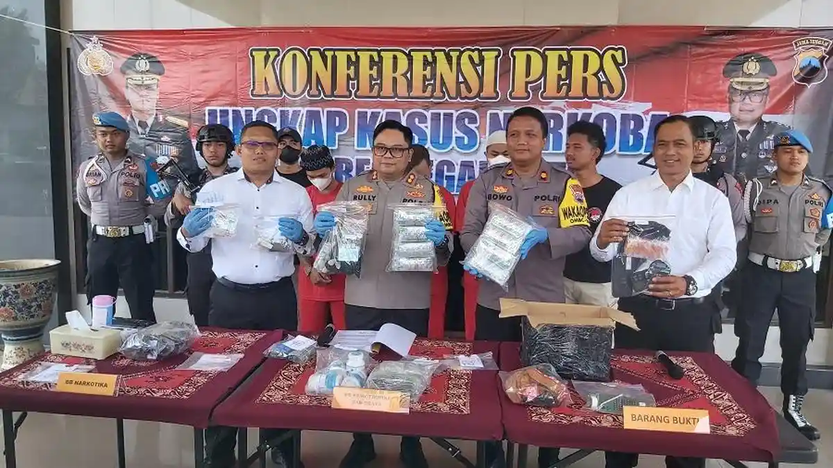 Modus Pengedar Tembakau Gorila di Tegal, Sembunyikan Barang Haram di Replika Terumbu Karang