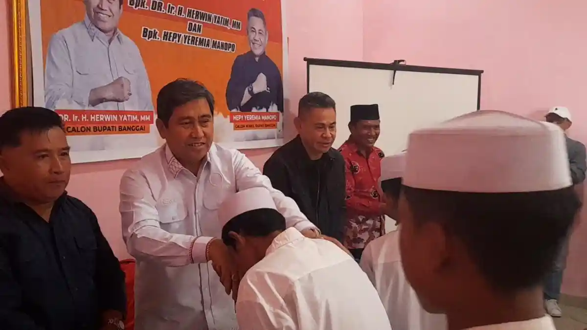 Herwin Yatim dan Hepy Manopo Resmi Deklarasikan Pencalonan di Pilkada Banggai 2024
