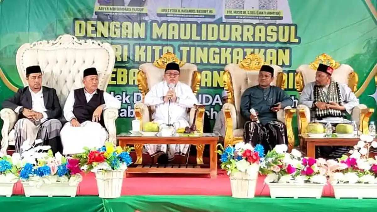 Di Aceh Timur, Abu Mudi Tegaskan Bahwa Abi Zahroel Dukung Bustami