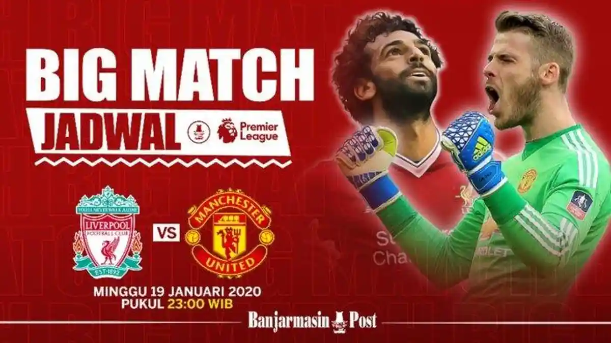 LINK Live Streaming Liverpool vs Manchester United, Big Match Liga Inggris, Akses di Sini