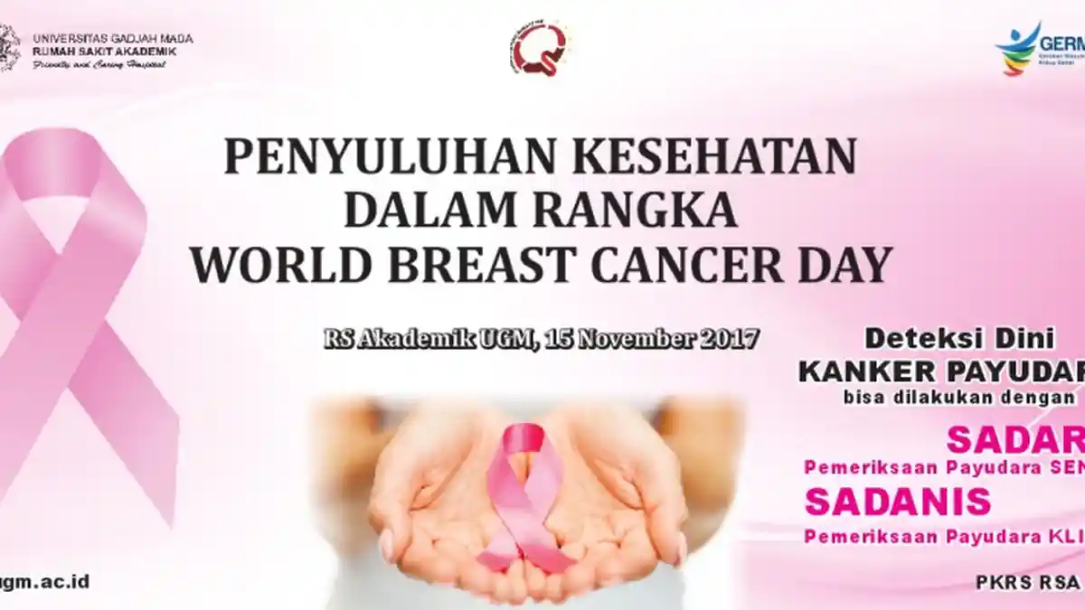 Jelang World Breast Cancer Day, RSA UGM Bakal Gelar Penyuluhan Kesehatan