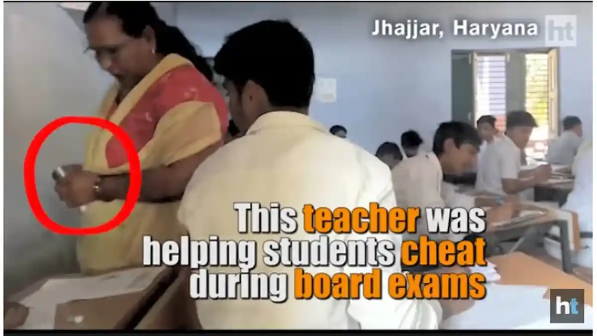Memalukan atau Baik Hati? Guru di India Terekam Kamera Bantu Siswa Mencontek