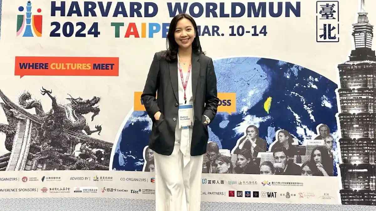 Mahasiswi FH Unila Wakili Indonesia di Harvard WorldMUN 2024