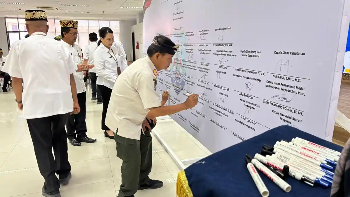 Pencanangan Zona Integritas di Kalimantan Utara Dorong Birokrasi Bersih dan Melayani