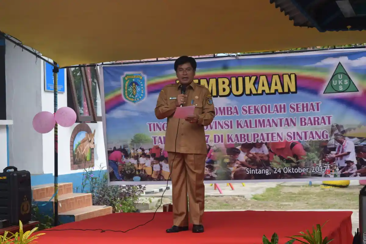 Tiga Sekolah di Sintang Ikuti Lomba Sekolah Sehat, Asisten Bupati Minta Lakukan Persiapan