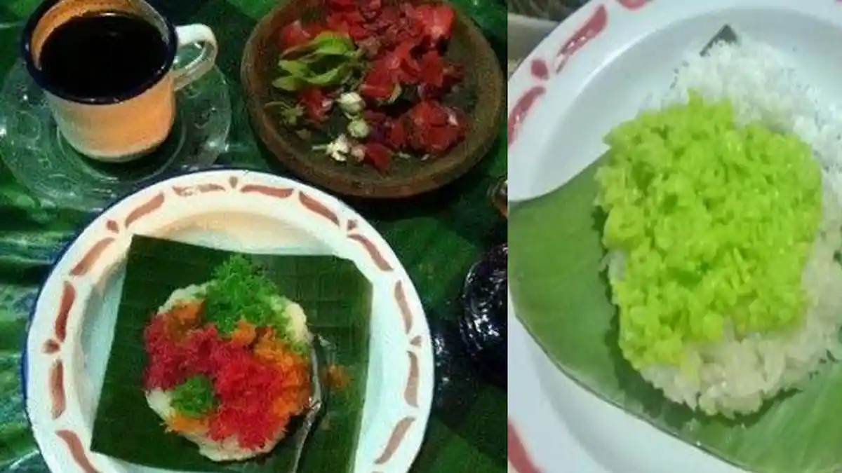 Ketan Punel Bertabur Serbuk Kedelai, Serundeng Pedas, Gula Jawa, Abon, Cokelat, Berasa Cetar!