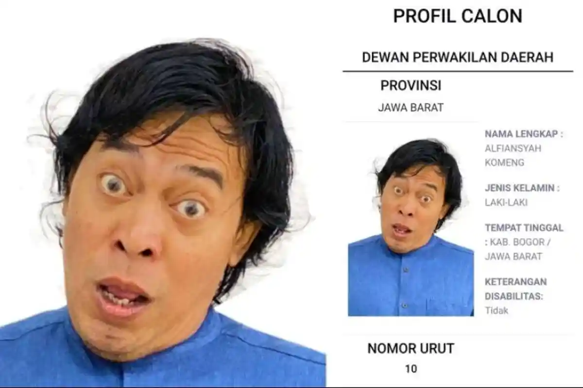 2 Sosok Ini Berperan Dibalik Pencalonan Komeng Jadi Calon DPD, Perolehan Suara Melesat