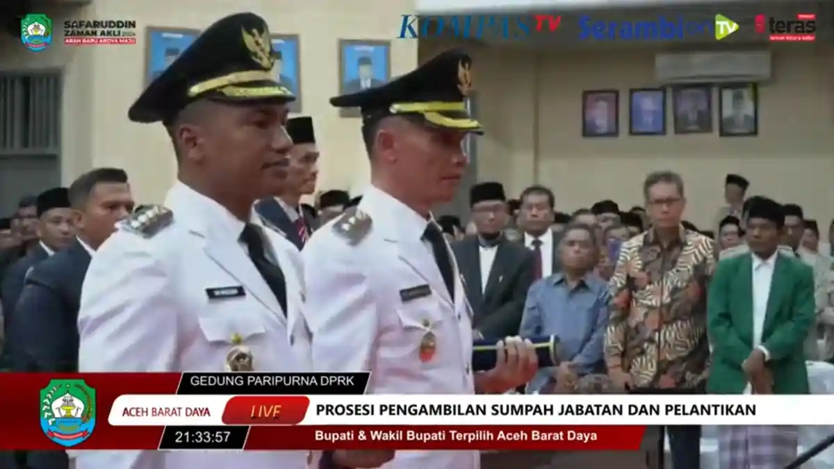 Safaruddin-Zaman Akli Resmi Jabat Bupati dan Wakil Bupati Abdya