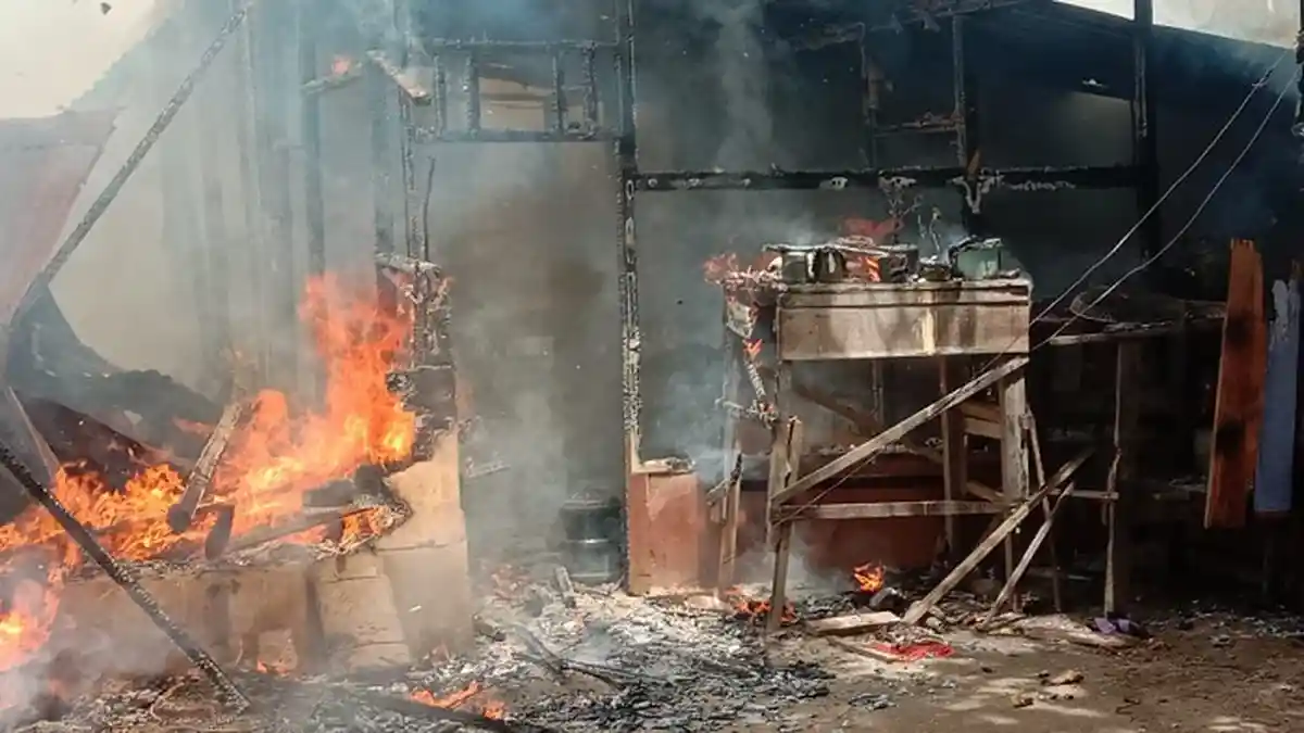 Dua Unit Rumah di Ujong Blang Lhokseumawe Terbakar, Begini Kronologisnya