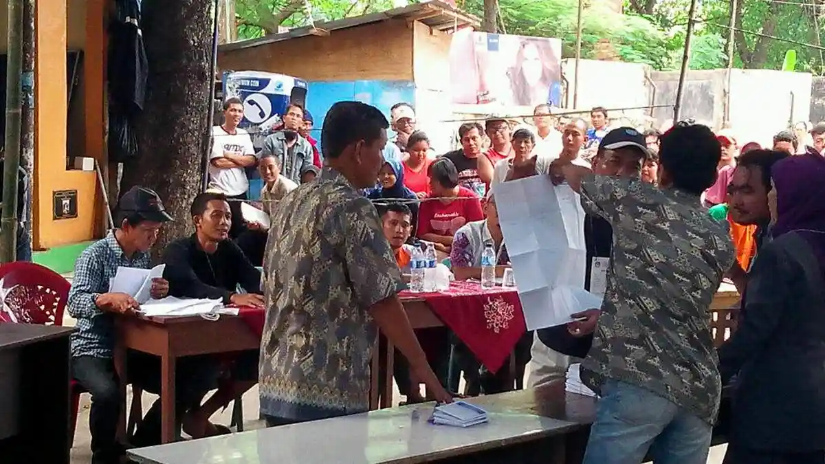 KPPS di TPS 046 Kebon Pala Bingung Alasan Digelar Coblos Ulang