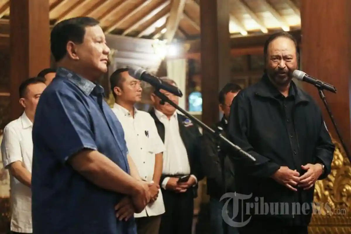 Prabowo Mendapat Kehormatan dari Kunjungan Balasan Ketua Umum NasDem Surya Paloh