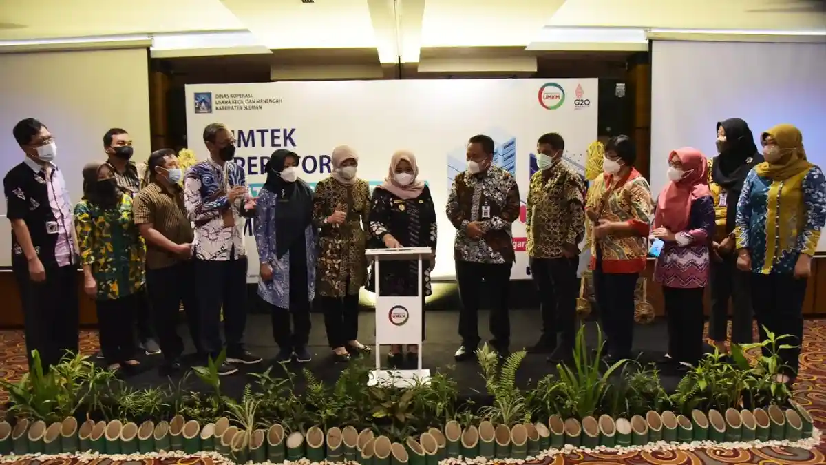 Bupati Sleman Luncurkan Bimtek Operator Sistem Satu Data UMKM