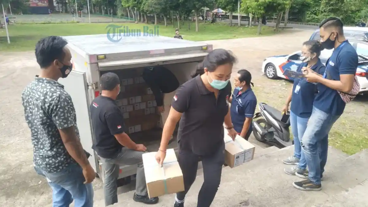 186 Box Surat Suara Disimpan di Gor Debes, Pelipatan Surat Suara Libatkan 50 Orang