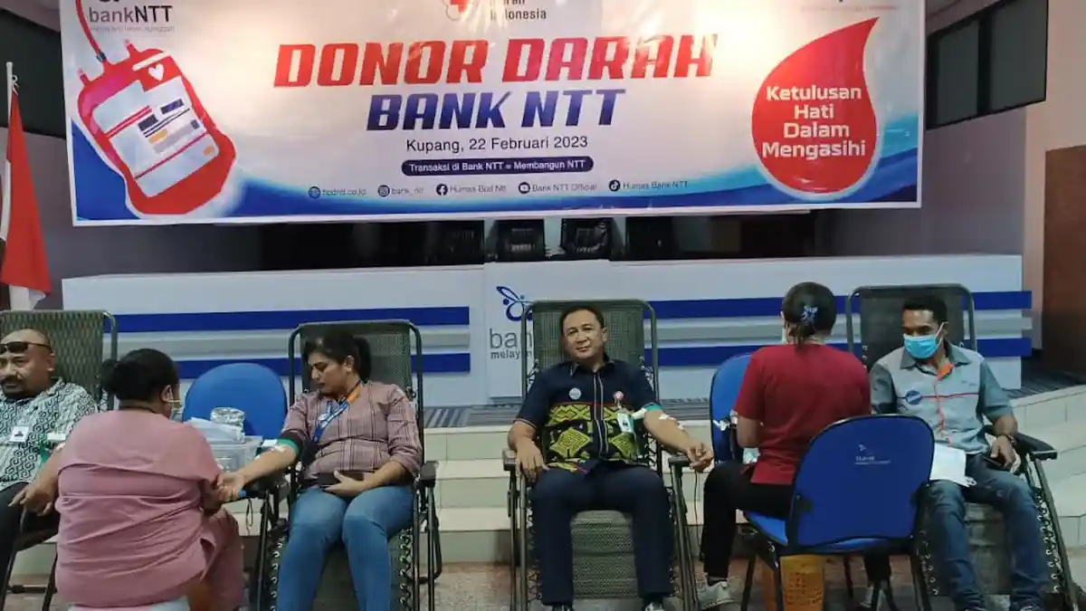 Jelang Paskah, Bank NTT Gelar Donor Darah