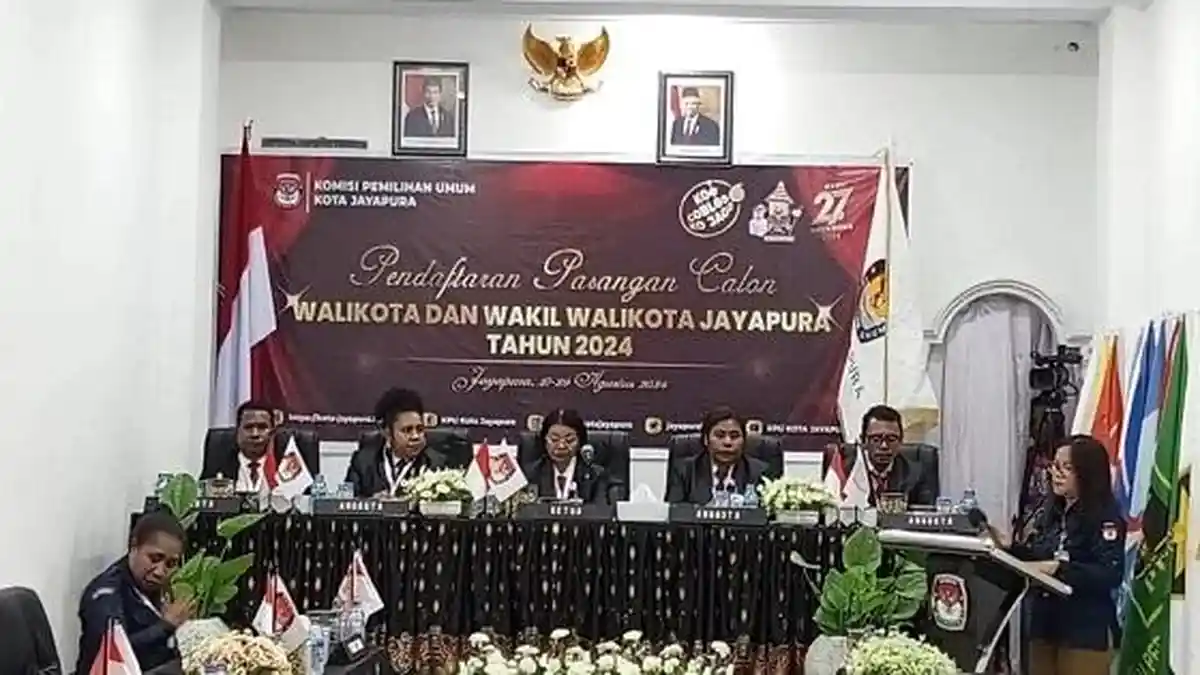 Hari Pertama Pendaftaran Pencalonan Kepala daerah Kota Jayapura Belum Ada Paslon yang Datang ke KPU
