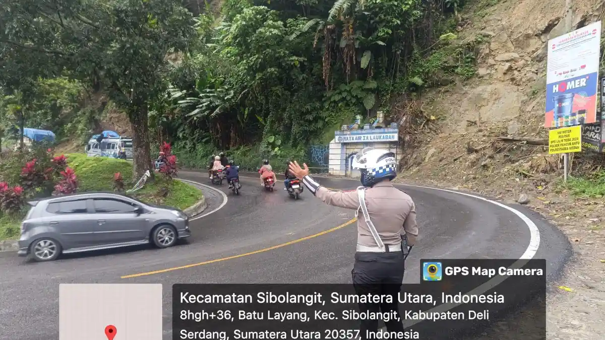 Jelang Libur Imlek 2025, Arus Lalu Lintas Medan-Berastagi Masih Lancar 