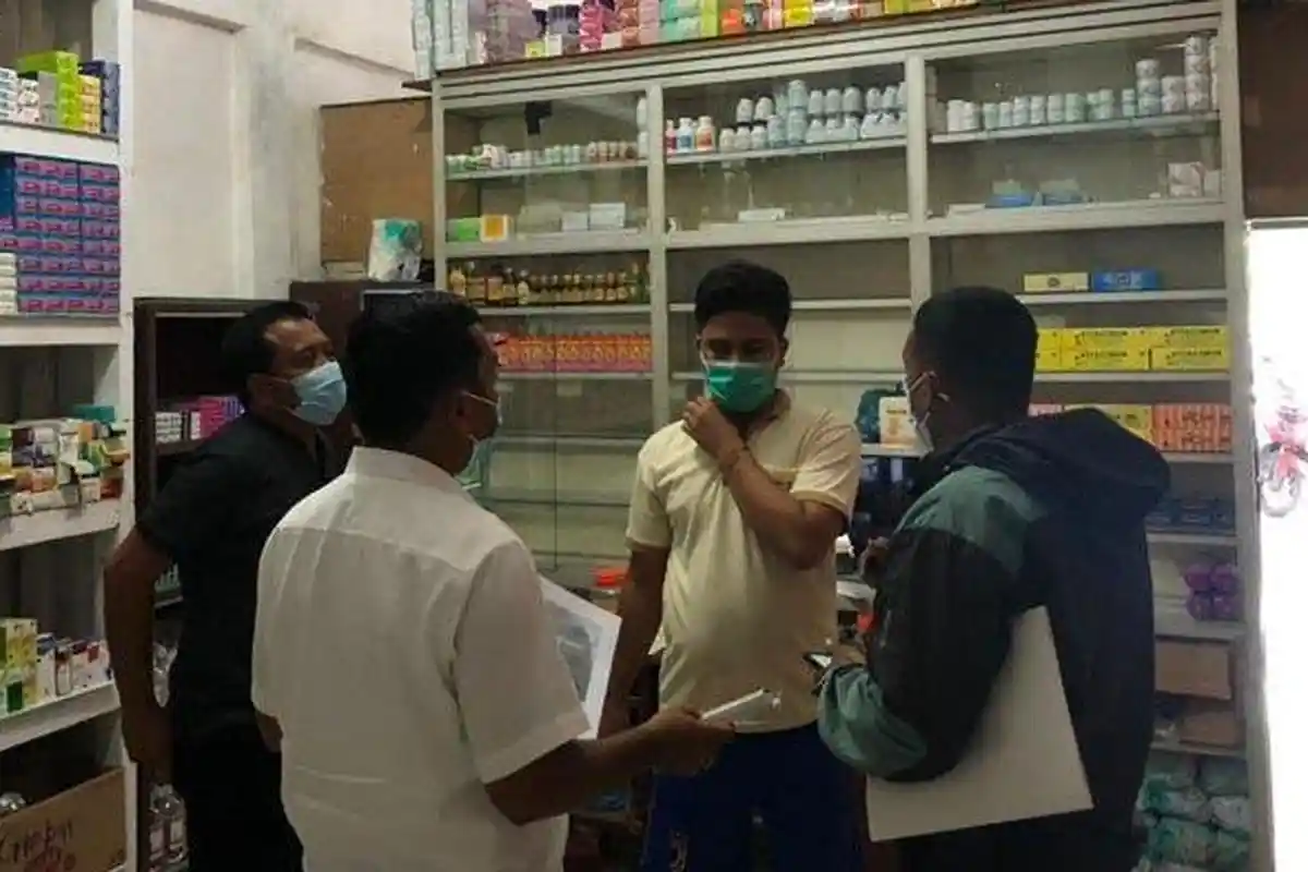 Polresta Deliserdang Gerebek Apotek Yang Jual Obat Covid-19 Terlalu Mahal, Dua Karyawan Diamankan