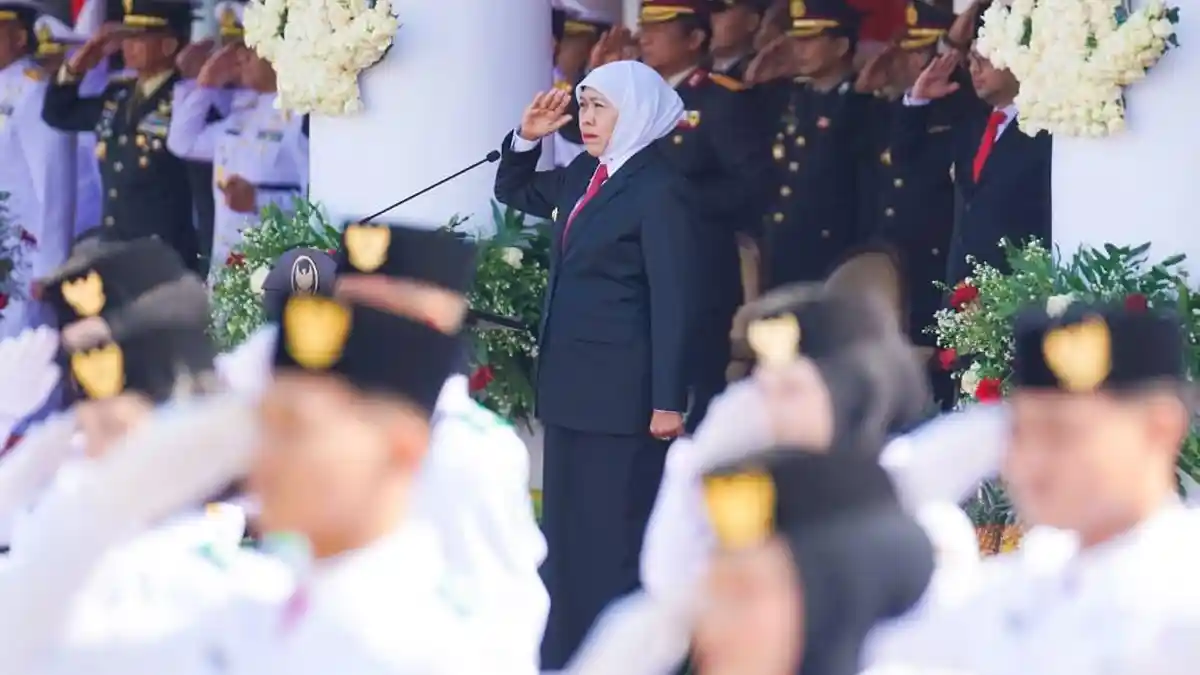 Peringatan Hari Lahir Pancasila 2026, Khofifah Tekankan Keadilan dalam Pembangunan Jatim