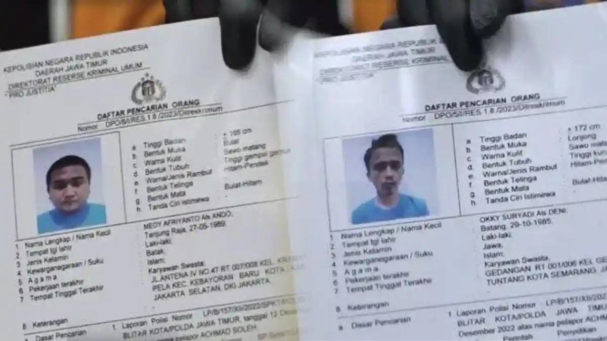 Satu Perampok Rumdin Wali Kota Blitar Ternyata Warga Gedangan Semarang, Kini Diburu Polisi