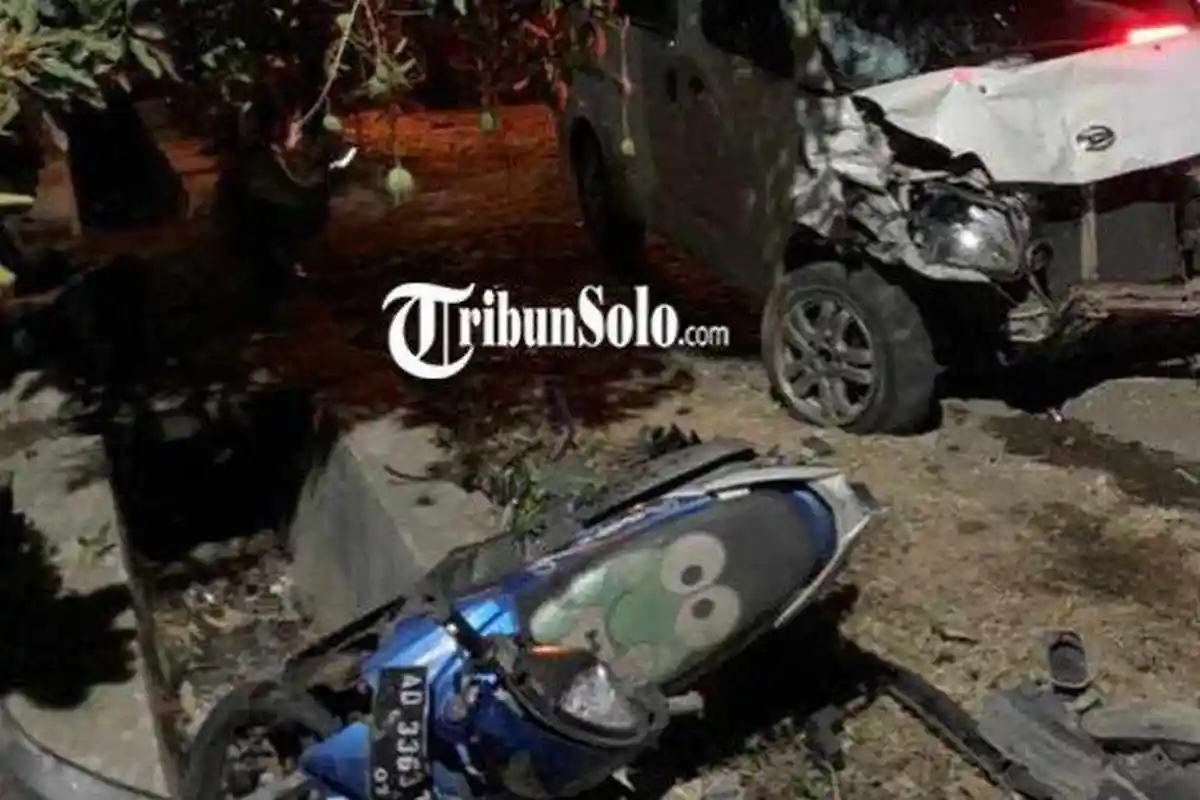 INNALILLAHI! Kecelakaan Maut di Sukoharjo, Mobil vs 2 Sepeda Motor, 3 Orang Tewas