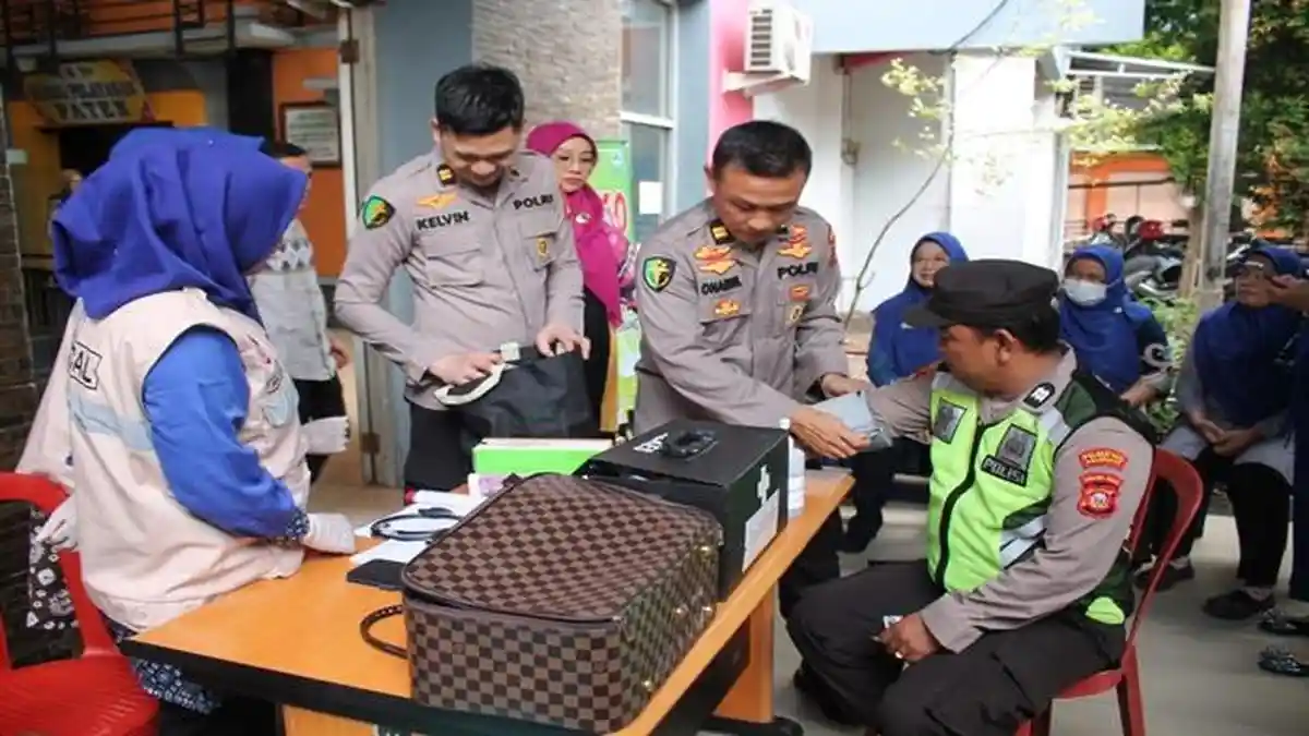 Polda Sumsel Gelar Pelayanan Kesehatan untuk Penyelenggaran Pemilu