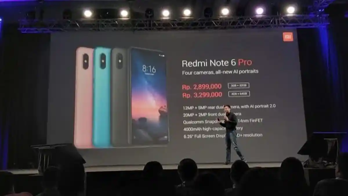 Spesifikasi dan Harga Xiaomi Note 6 Pro yang Sudah Rilis di Indonesia, Lebih Murah dari Negara Lain