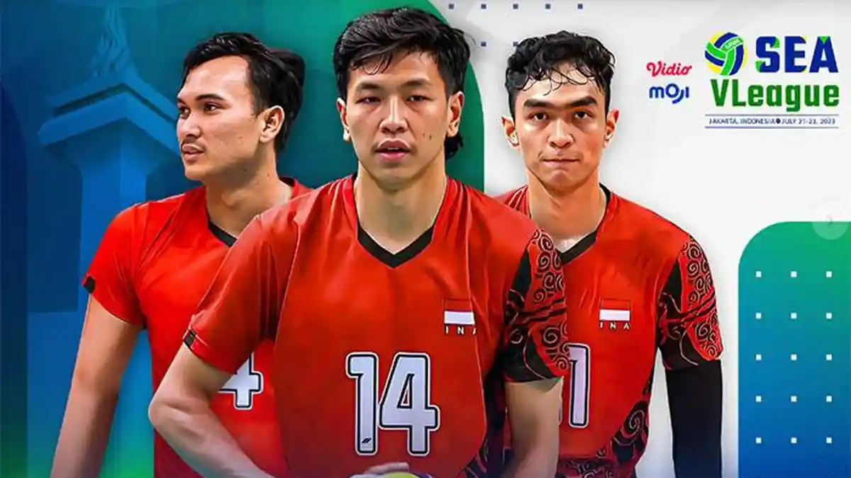 Link Live Streaming Voli Putra Indonesia vs Filipina Hari Ini SEA V League 2023