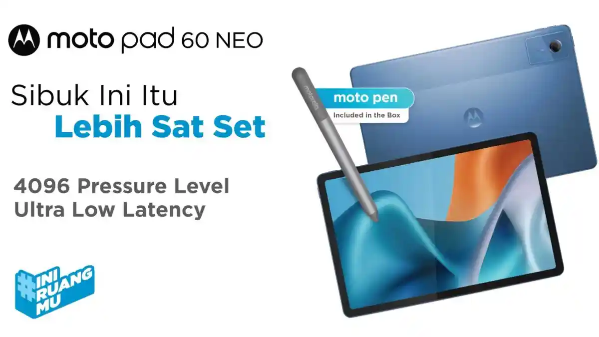 Spesifikasi dan Harga Motorola Moto Pad 60 Neo: Tablet Harga Terjangkau
