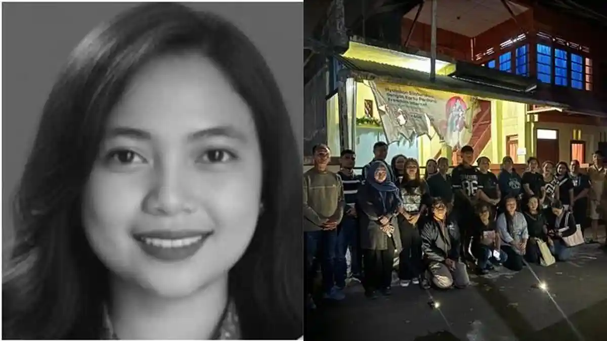 Nyanyian 'Allah Peduli' Iringi Doa untuk Almarhumah Evia di TKP Kos Tomohon