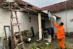15 Rumah di Desa Ketanon Tulungagung Porak Poranda Diterjang Puting Beliung