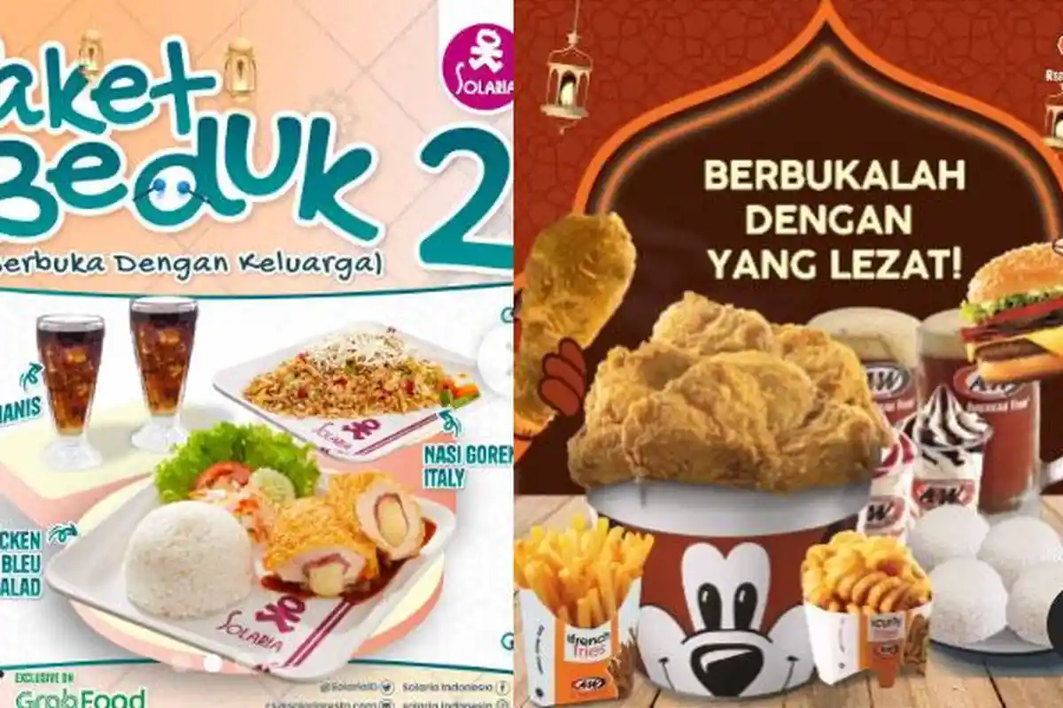 Daftar Promo Restoran Cepat Saji Hari ini 28 Maret 2023, Lengkap Ada Paket Berbuka di Bulan Ramadhan