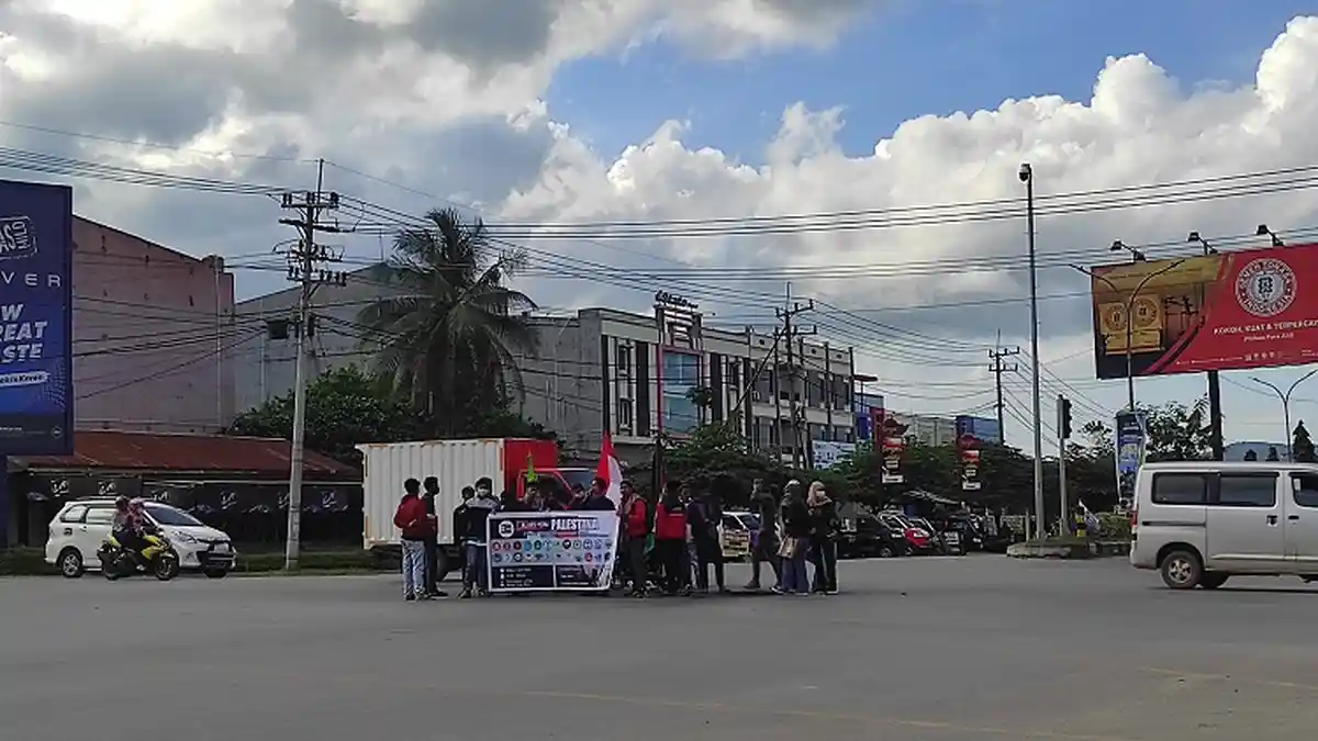 Aksi Peduli Palestina, 24 Ormas Pemuda hingga Mahasiswa se Sultra Gelar Penggalangan Dana
