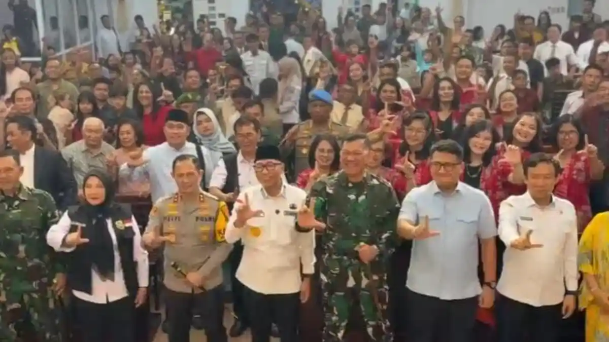Natal Penuh Damai di Lampung, Gubernur dan Kapolda Sapa Jemaat