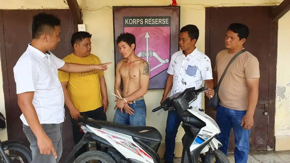Kabur dari Atap Rumah hingga Msauk Sawah, Pengejaran Pelaku Curanmor Berlangsung Dramatis