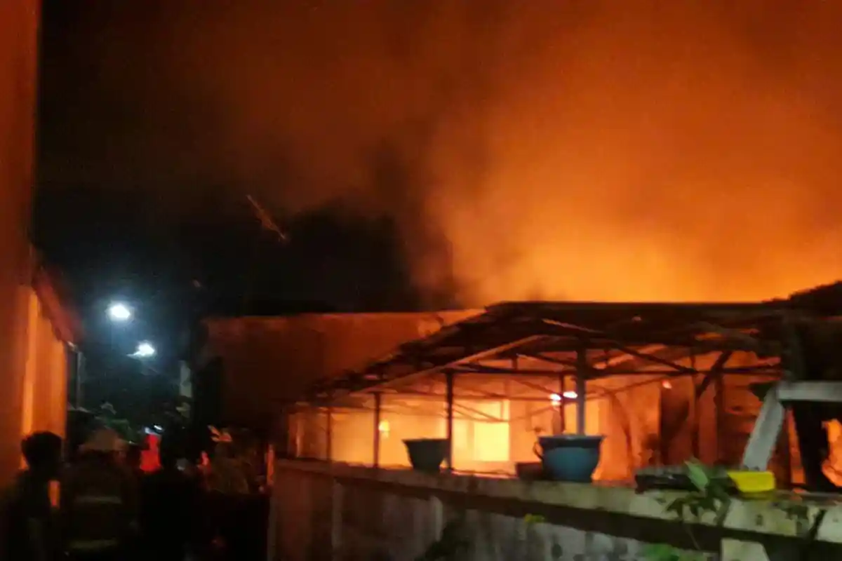 Kebakaran di Sunter Agung Jakarta Utara Tewaskan Dua Orang