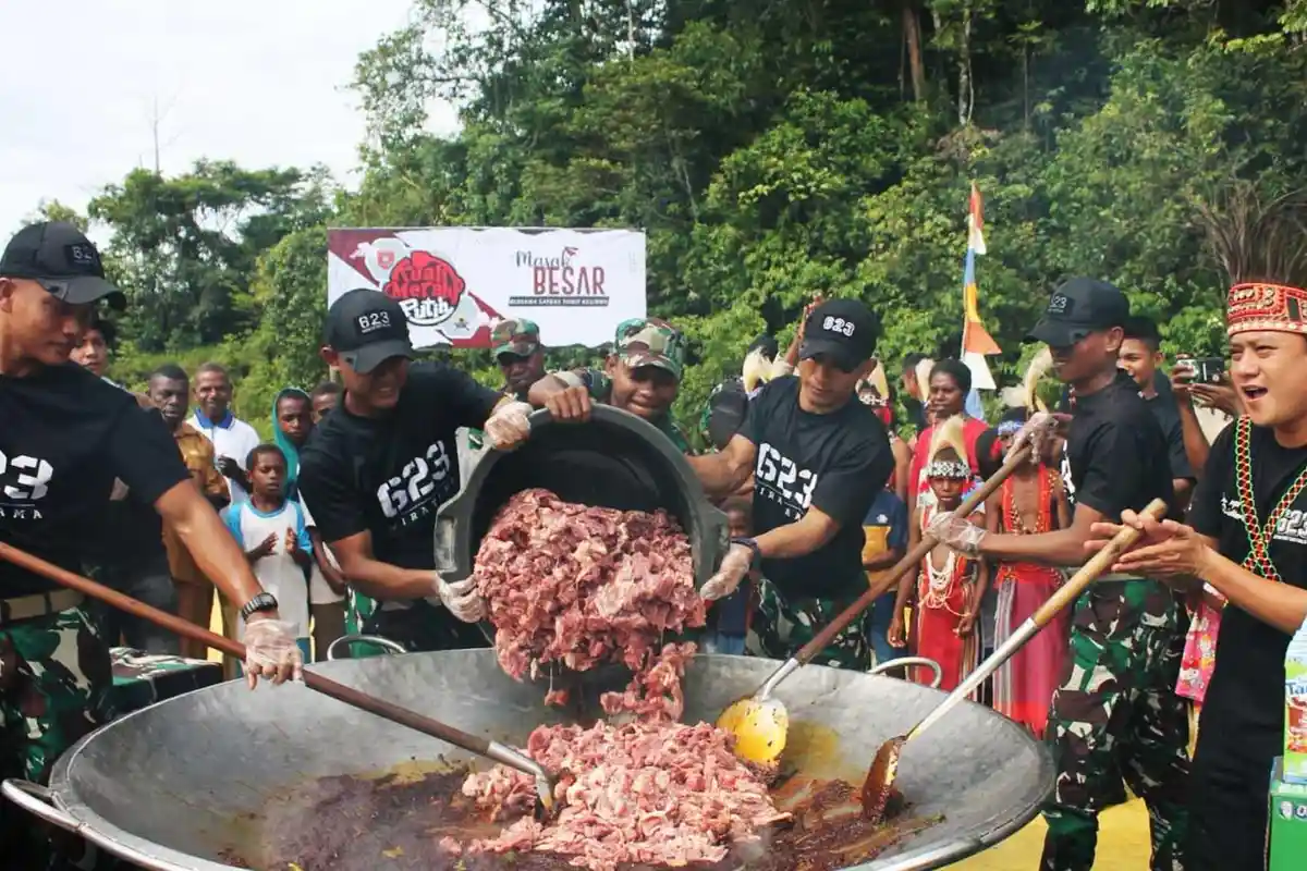 Misi ‘Kuali Merah Putih’ Bobon Santoso Menembus Daerah Rawan di Maybrat