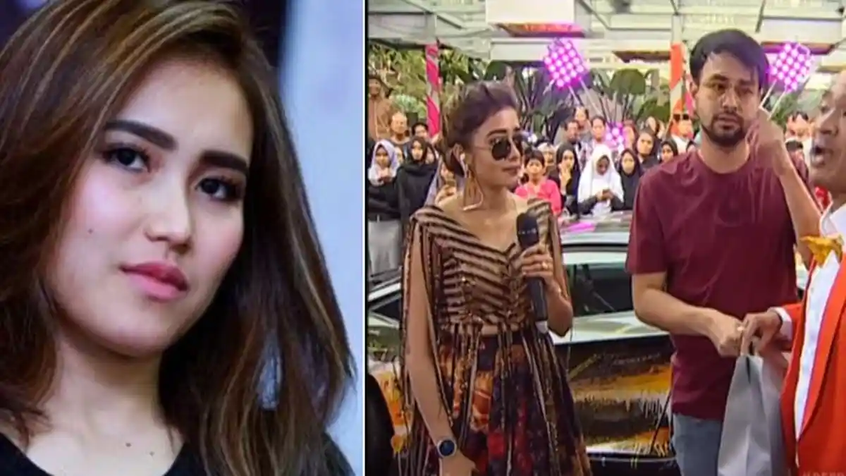 Raffi Ahmad Kepergok Semobil dengan Artis India Tina Dutta, Ekspresi ...